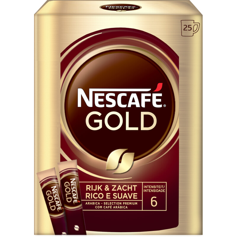 Nescafé Gold rijk & zacht oploskoffie