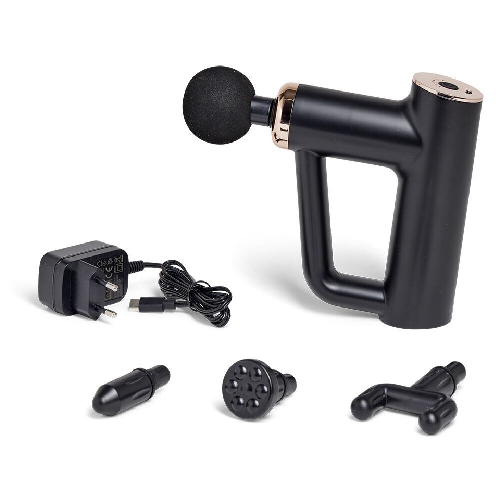 Pistolet de massage 4 têtes interchangeables et 6 vitesses