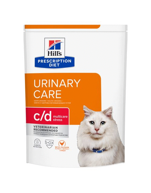 Hill's Prescription Diet C\/D Urinary Stress Urinary Care Zak Kip - Kattenvoer