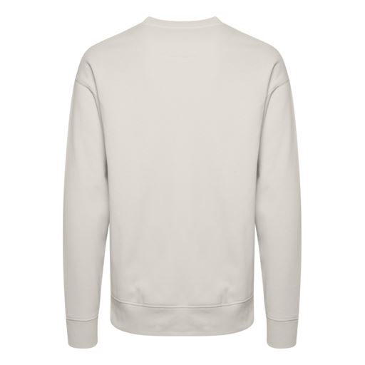 Solid Langærmet Sweatshirt, Oatmeal, L