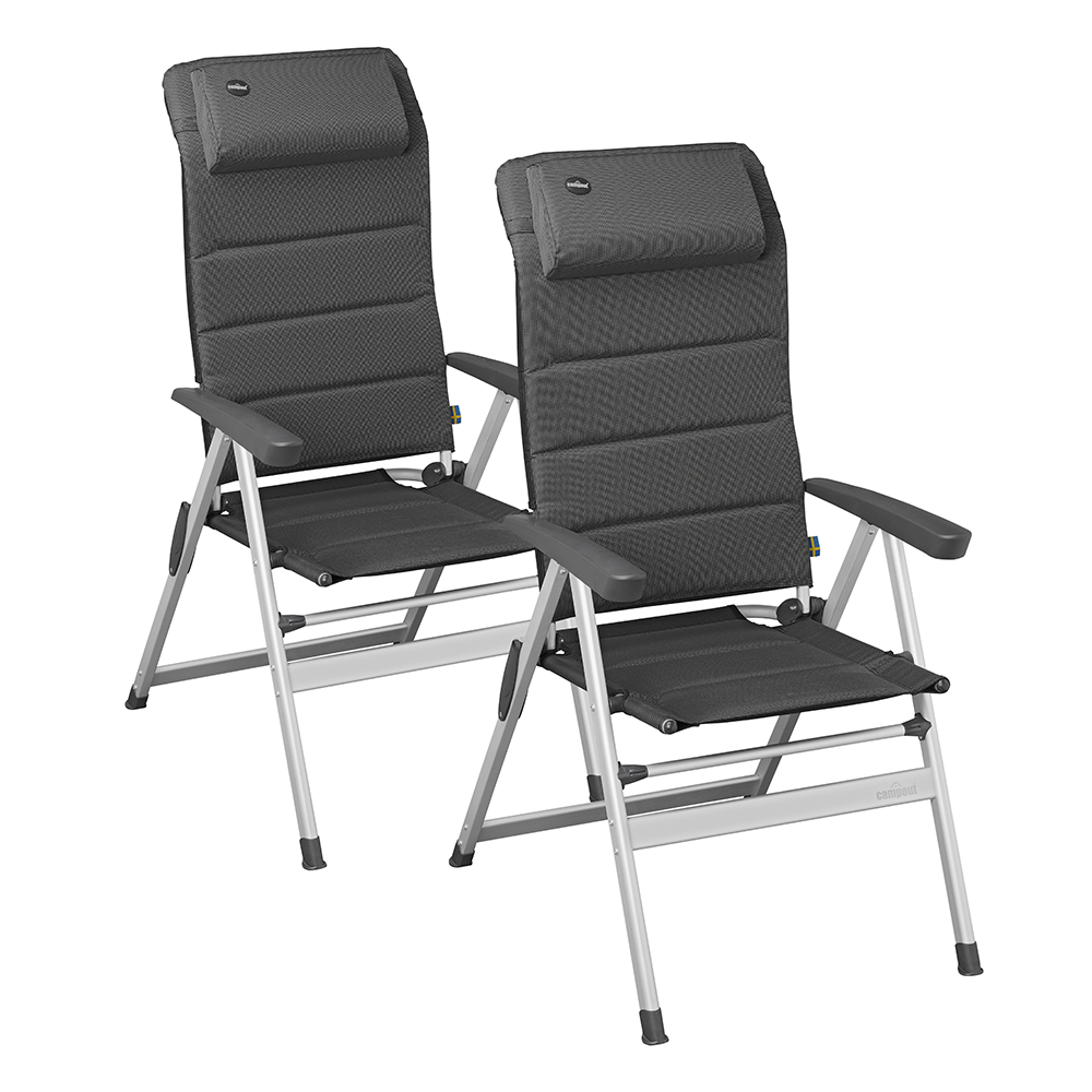Campout Colibri set van 2 standenstoelen - Black