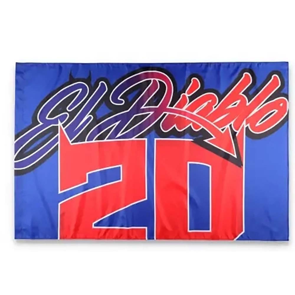 Fabio Quartararo - Drapeau El Diablo 20 Bleu / Rouge