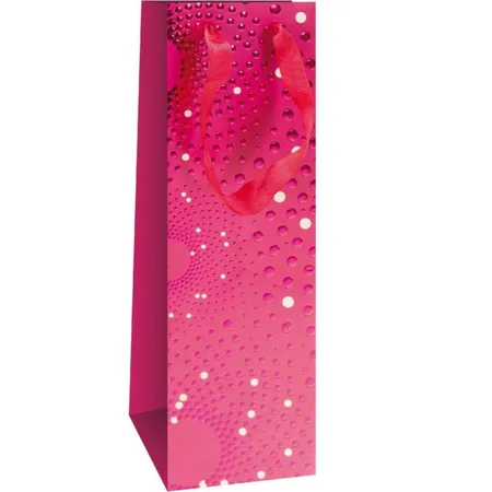 Trötsch Flaschentasche Metallic 11 x 36 cm, 1 Stück, 4-fach sortiert