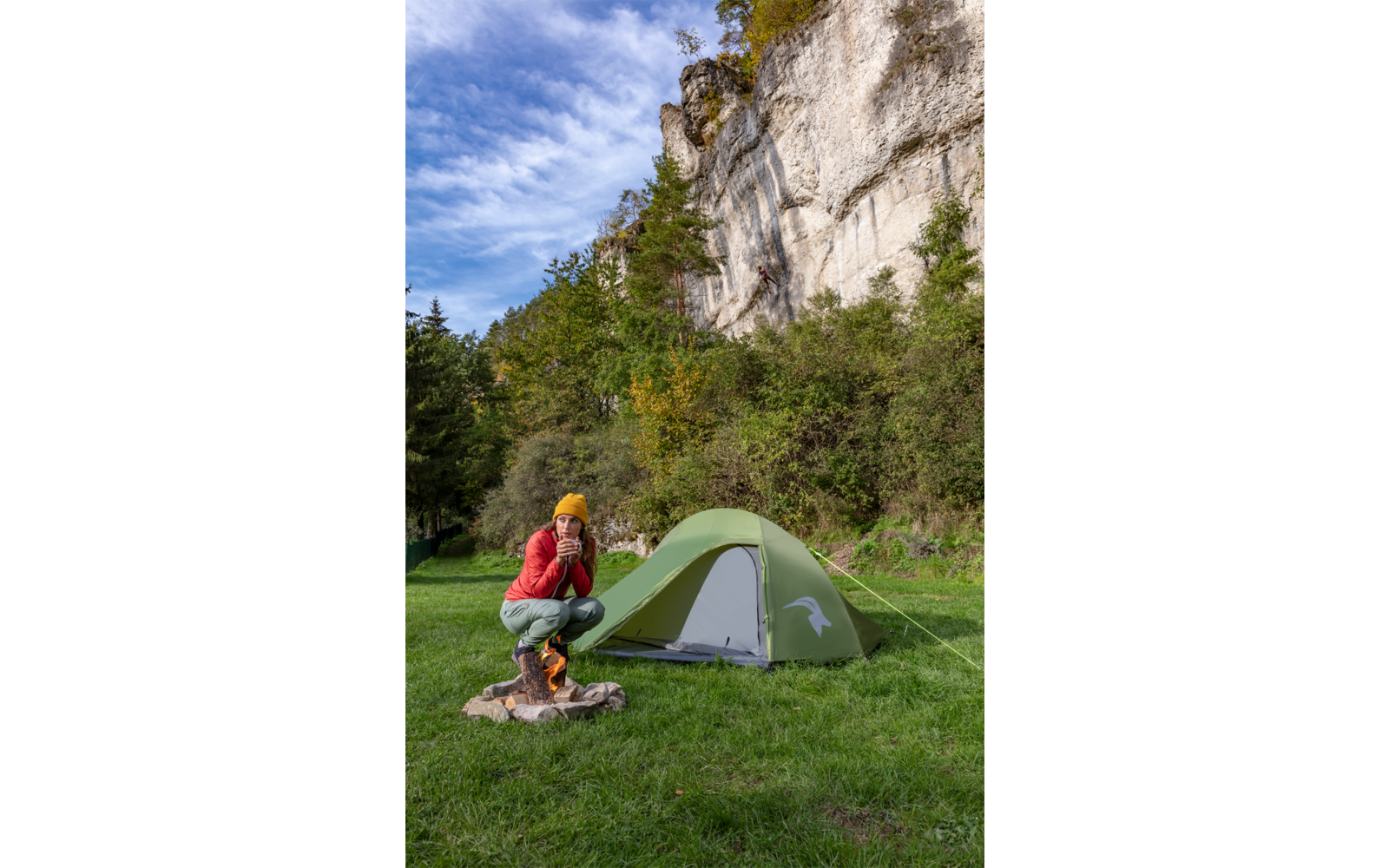 Mountain Guide Nola II Alu Trekkingzelt dunkelgrün für 2 Personen