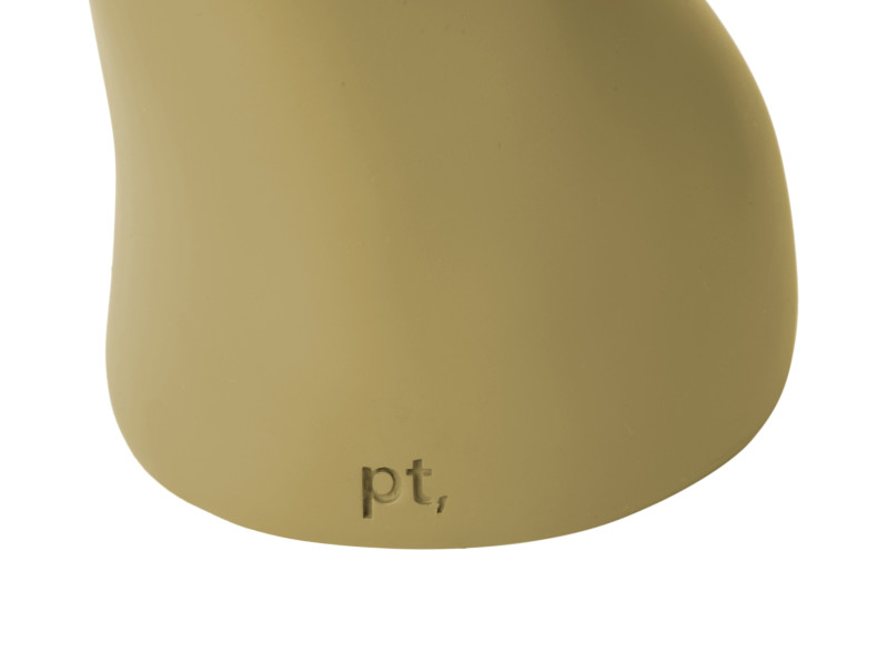 Vase Organic Swirls PT3912LB Latte brown