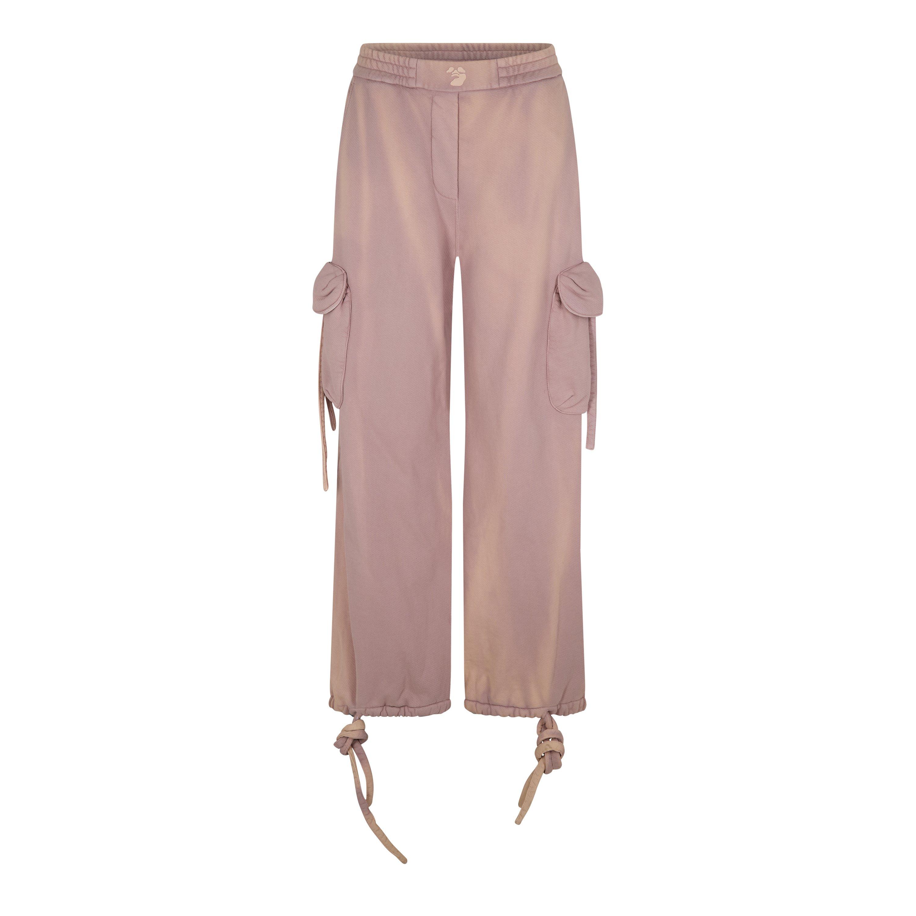 Off White Laundry Cargo Track Bottoms