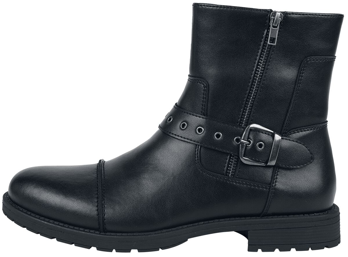 Boots With Belt And Buckles | Rock Rebel by EMP Bottes de motard