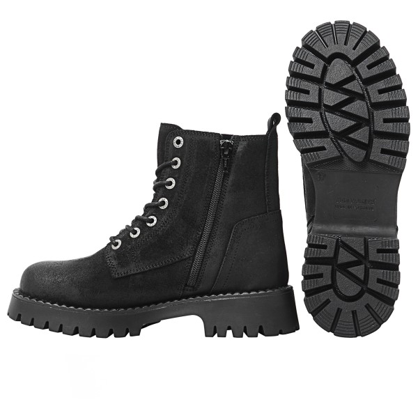 Ten Points - Women's Penny Lace Suede Boots - Chaussures de loisirs