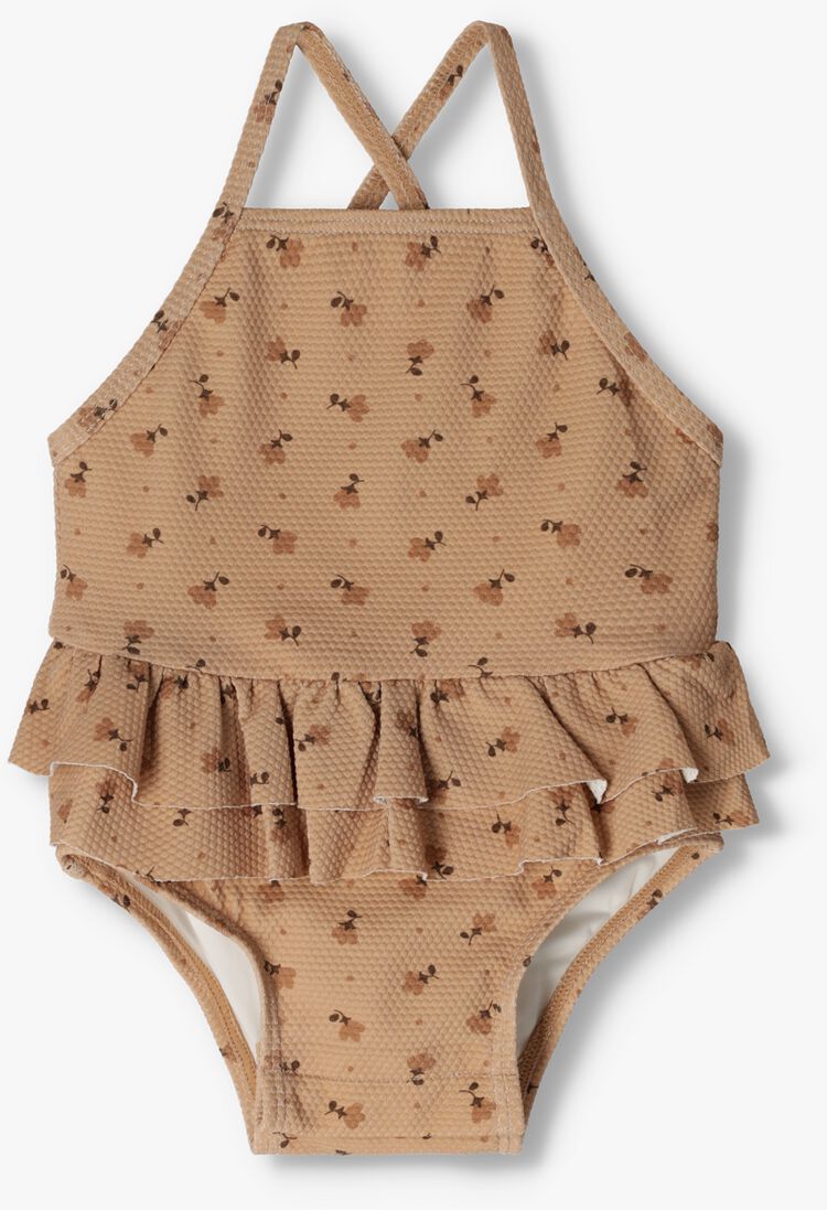 QUINCY MAE gele quincy mae  ruffled one piece swimsuit