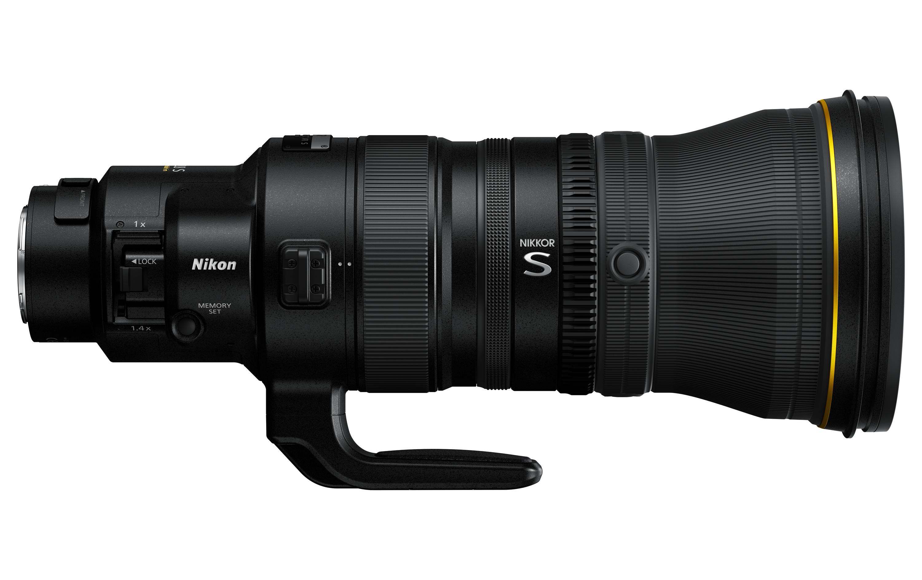 Festbrennweite NIKKOR Z 400mm F/2.8 S TC – Nikon Z<br>Nikon NIKKOR Z 400mm 1:2.8 TC VR S – Professionelles Superteleobjektiv mit Lichtstärke 1:2.8 und integriertem Telekonverter