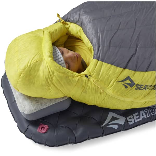 Sac de couchage SEA TO SUMMIT SPARK W 7C/45F DOWN SLEEPING BAG LONG BLACK/YELLOW