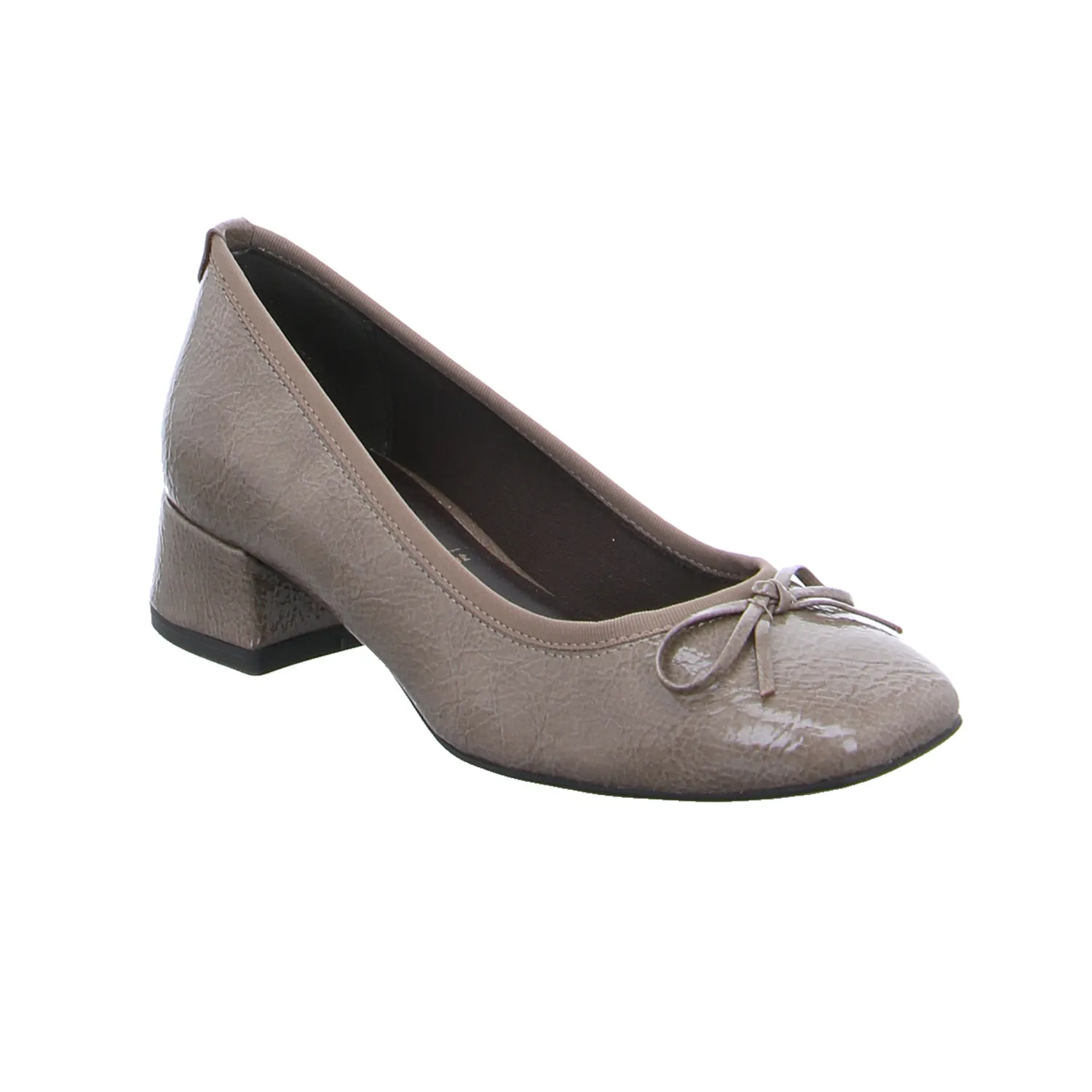 TAMARIS Pumps Taupe Lederimitat