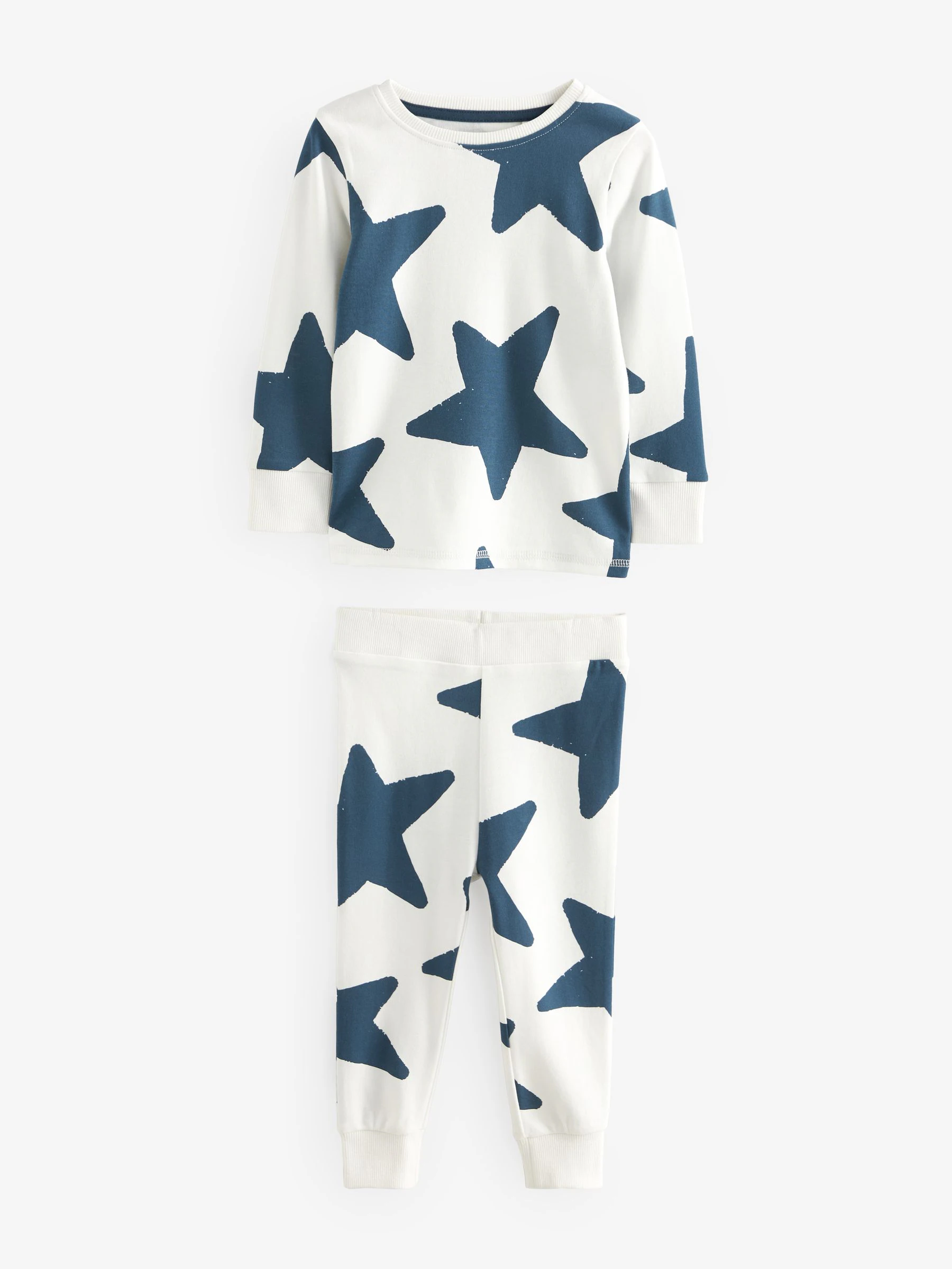 Blauw/marine - Verpakking van 3 knusse pyjama's (9 mnd-10 jr)