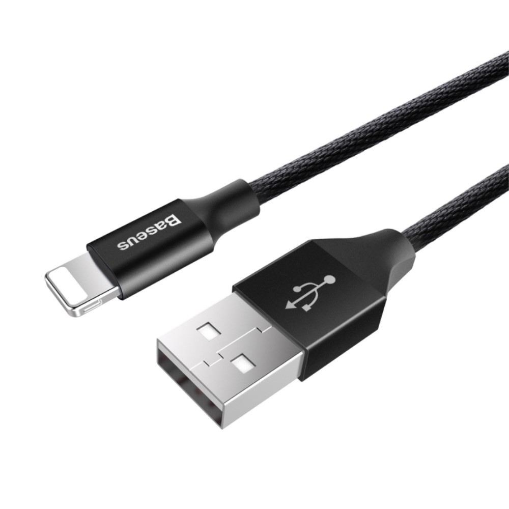 (3m) Yiven Lightning USB Ladekabel Datenkabel - Schwarz