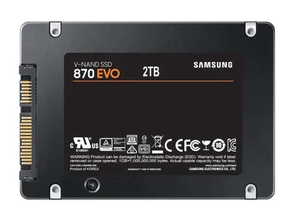 Samsung 870 EVO 2,5 Zoll SSD, SATA 6G - 2 TB
