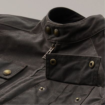 Blouson Belstaff TEMPLE COTON WAX - Marron