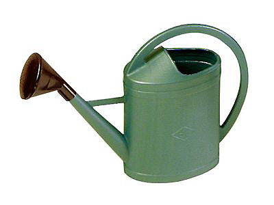 Arrosoir EDA Plastiques Parisien en plastique recyclé coloris vert métal contenance 14 litres