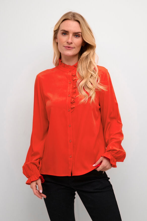 Cream CRVenea Shirt Flame scarlet