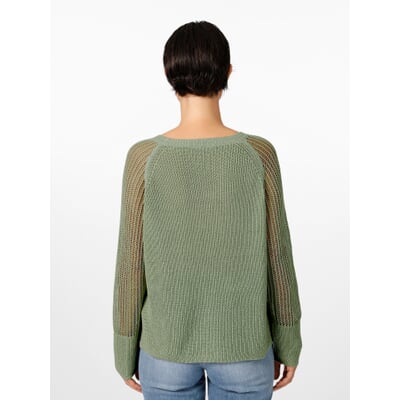 Damenpullover Strickmix, Hellgrün