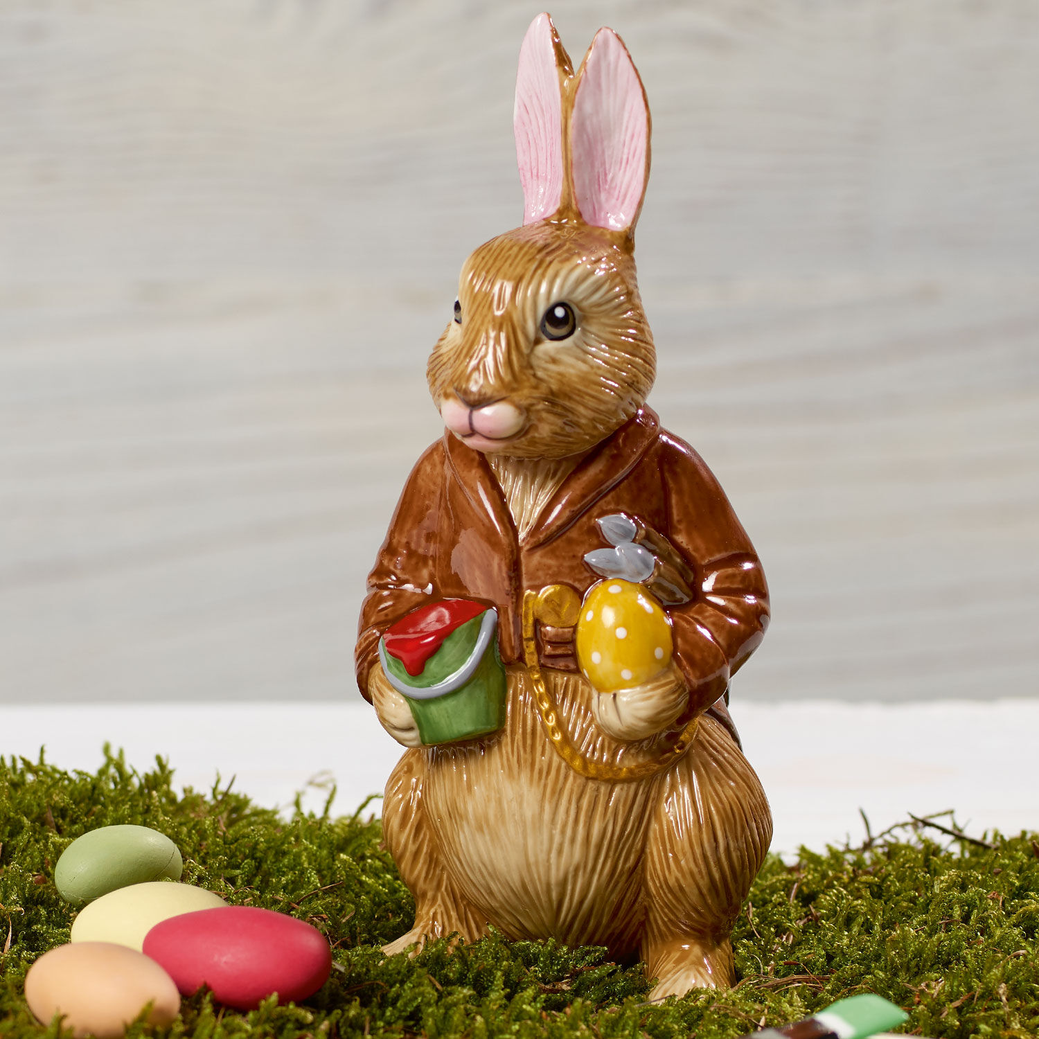 Bunny Tales Easter figurine Multi-colored, 2.6'' x 2.4'' x 5.8'', porcelain