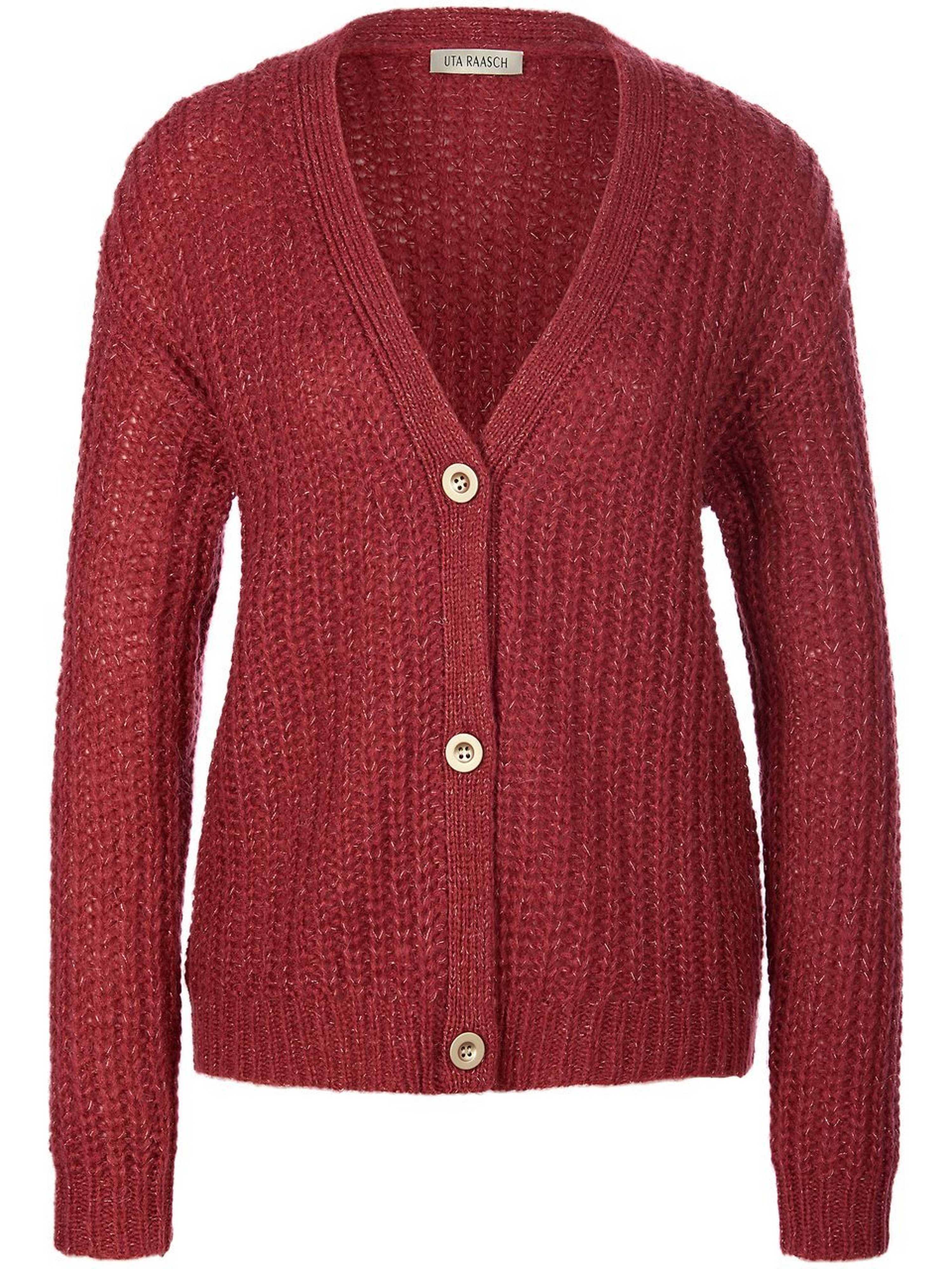 Strickjacke mit V-Ausschnitt