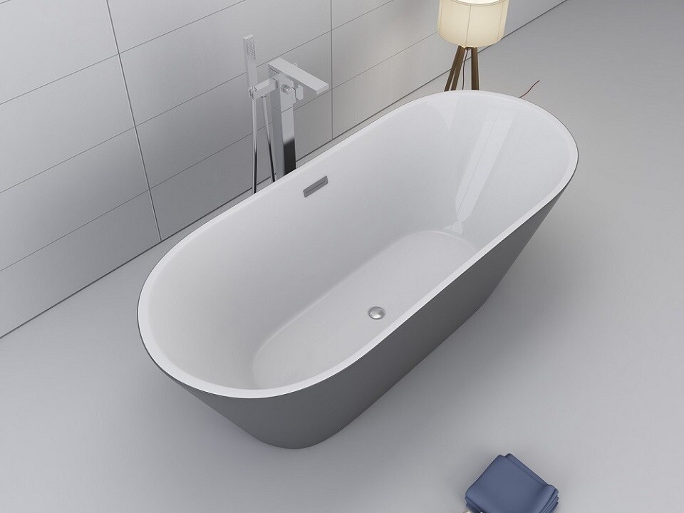 Jet-Line Badewanne LAUSANNE II grau