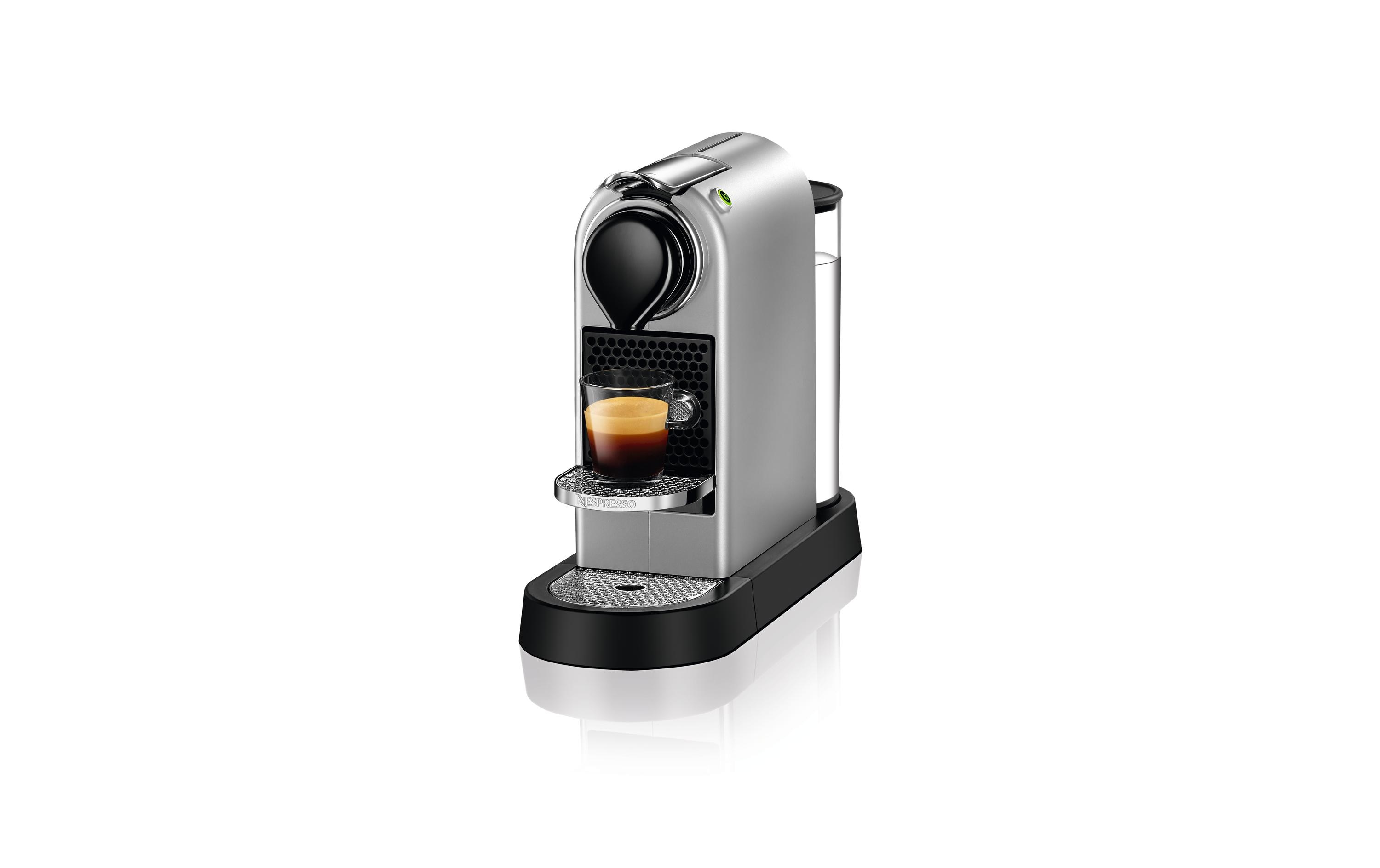 Kaffeemaschine Nespresso CitiZ XN741B Silber<br>Elegante Kapselmaschine der Original Line mit geringem Platzbedarf