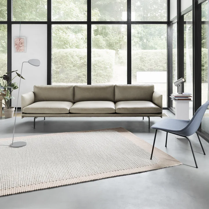 Muuto - Pebble Teppich, 170 x 240 cm, burnt orange