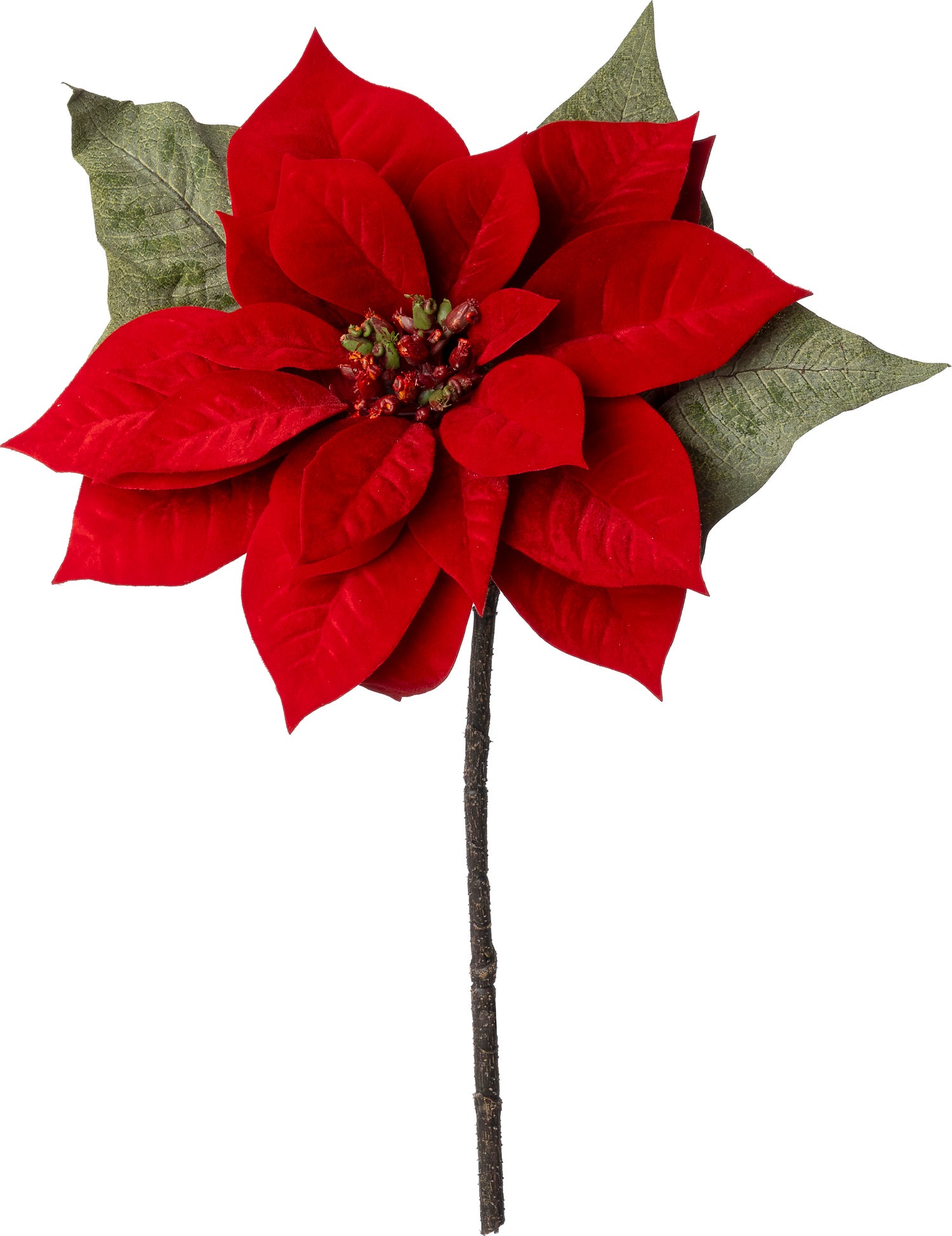 Intratuin kunstbloem kerstster rood 38 cm