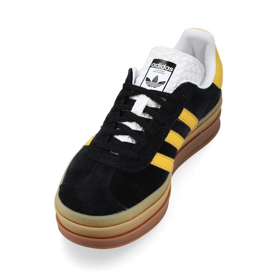 adidas Originals Chaussures Gazelle Bold - Noir/Jaune/Blanc Femme
