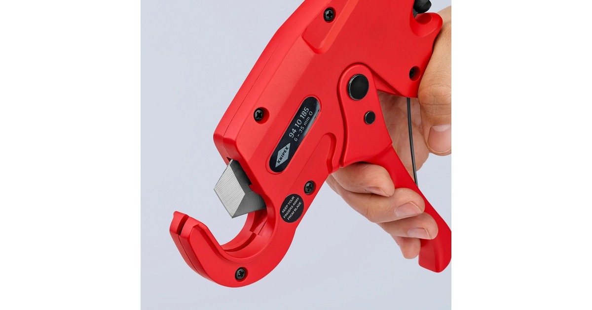 KNIPEXPijpsnijder 9410185  (Rood)