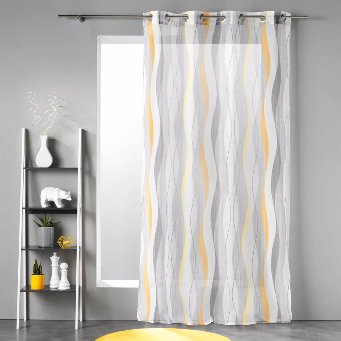 Voilage œillets (140 x 240 cm) Ondulys Blanc