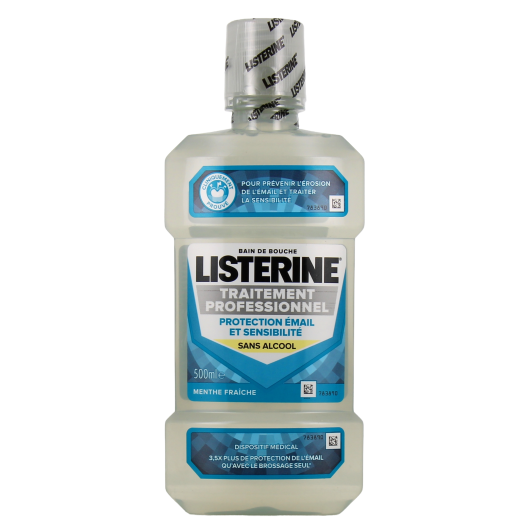 Listerine Traitement Professionnel Protection émail et Sensibilité Bain de bouche