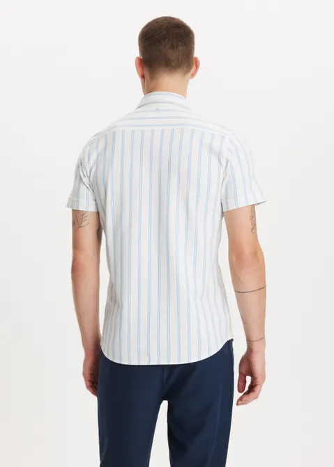 Overhemd met korte mouwen blauw (BLW.L)