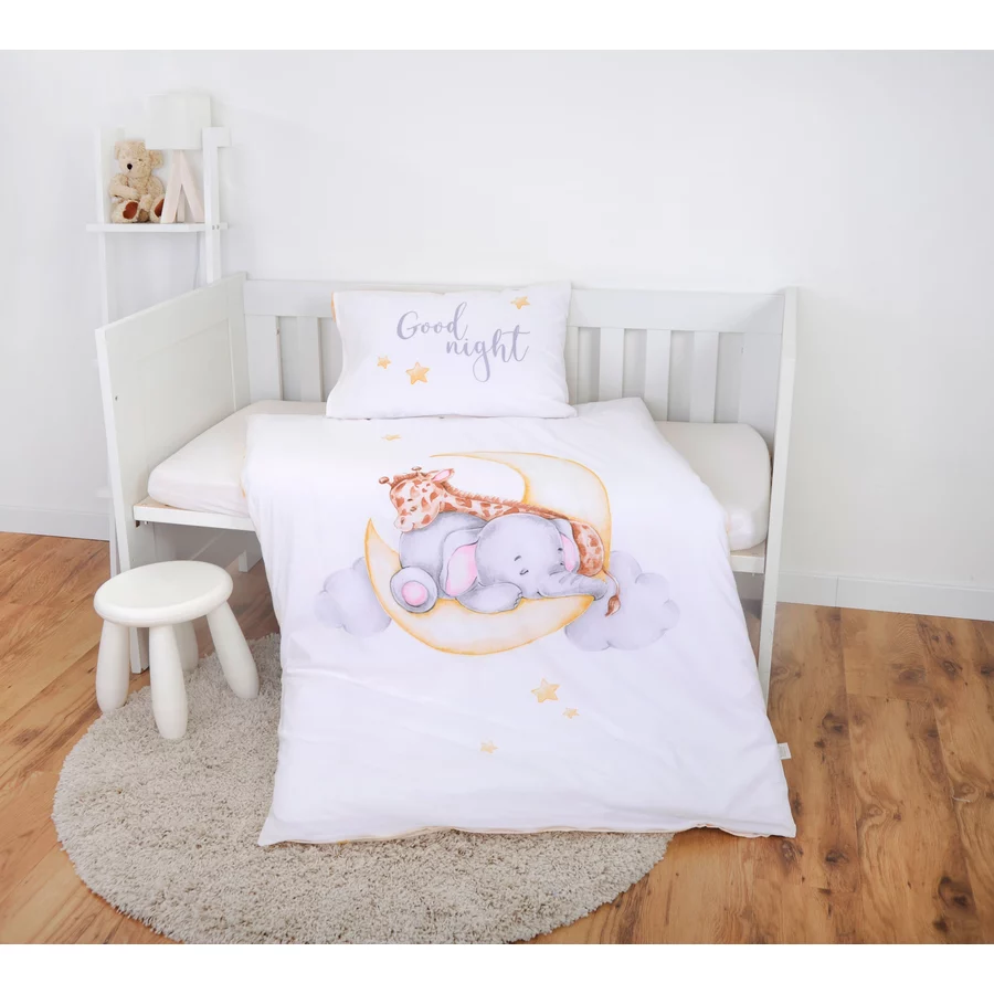 babybest® Bettwäsche Sleeping on the Moon 100x135 cm
