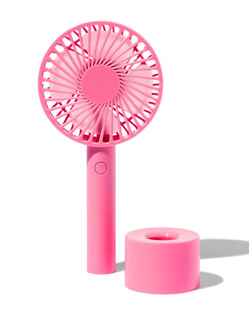 ventilateur portable Ø10cm mat rose