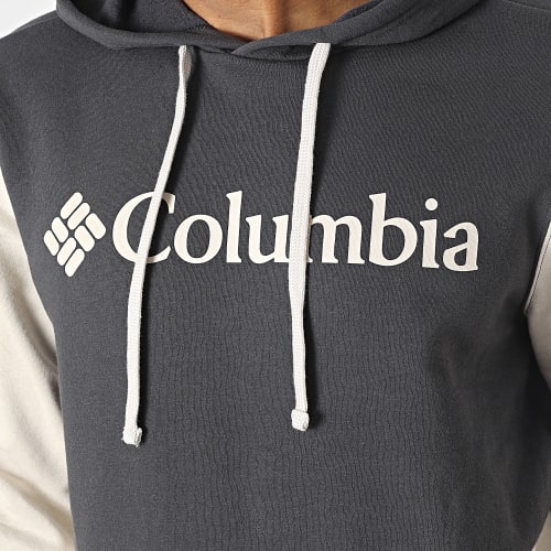 Sweat Capuche Trek Colorblock 1976933 Beige Gris Anthracite