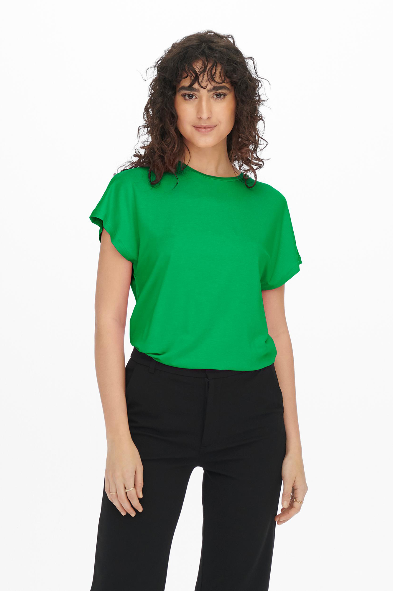 Camiseta de gola redonda