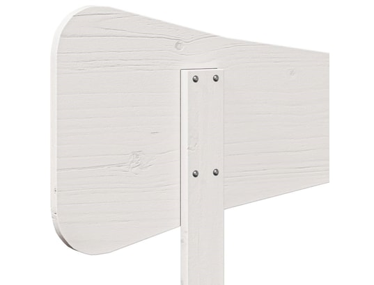 VIDAXL - Tête de lit blanc 150 cm bois massif de pin