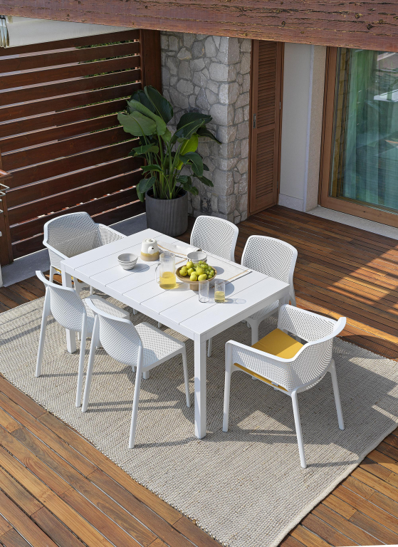Nardi Rio Alu uitschuifbare tuintafel 140/210x100 Anthracite