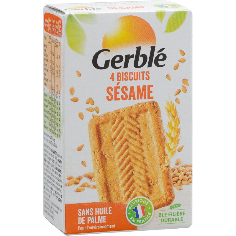 Biscuits au sésame Gerblé x 4 - Boîte de 46 g
