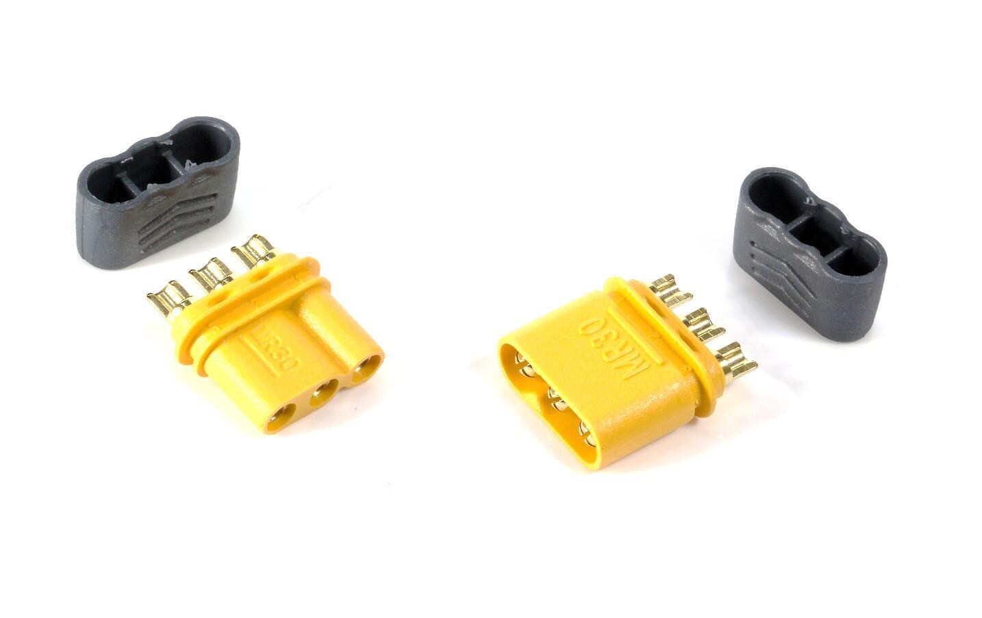 Stecker MR30 4 Paar3-Polige Stecker mit Schutzkappe