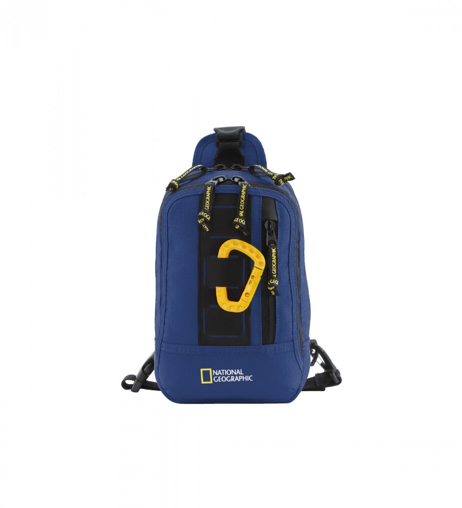 Bolsa de ombro National Geographic Diagonal Explorer III preta, 17,5 cm de largura x 7,5 cm de profundidade x 29 cm de altura.