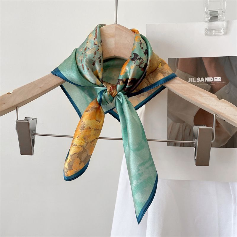 SOCOOL - Zijden sjaal met print (diverse designs)