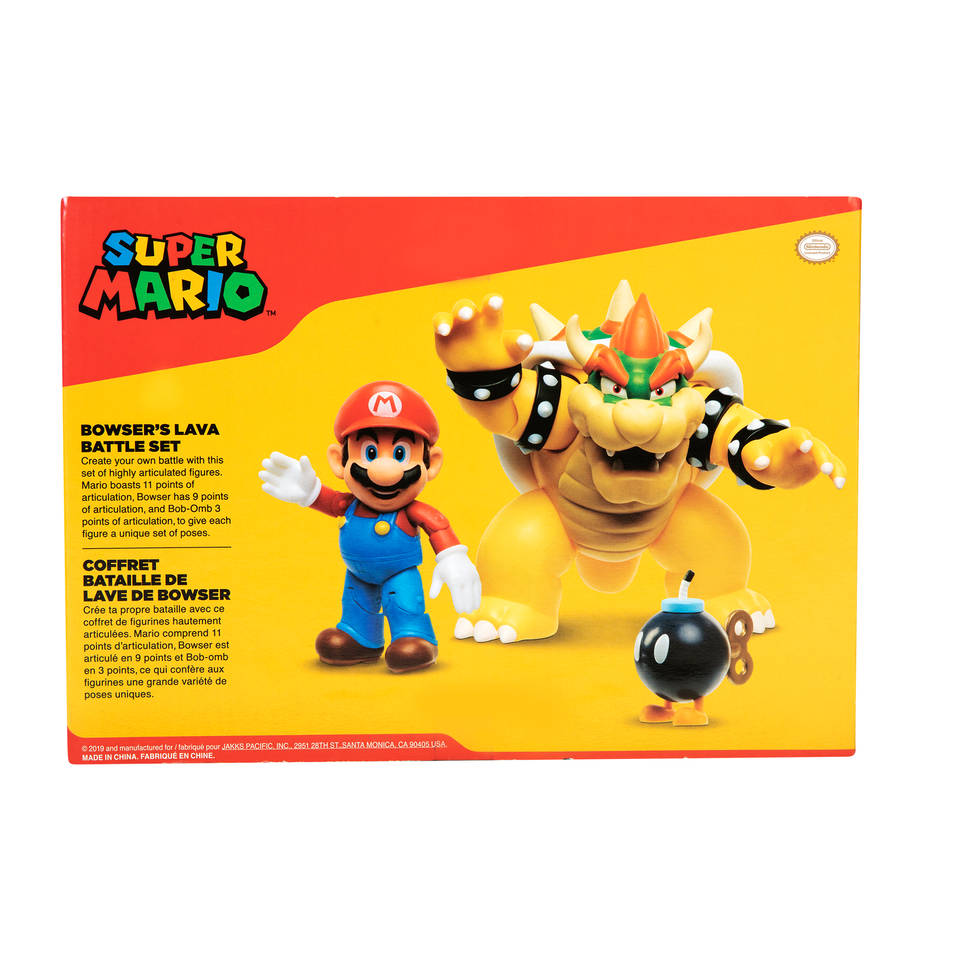 Nintendo Super Mario Bowser vs Mario figurenset