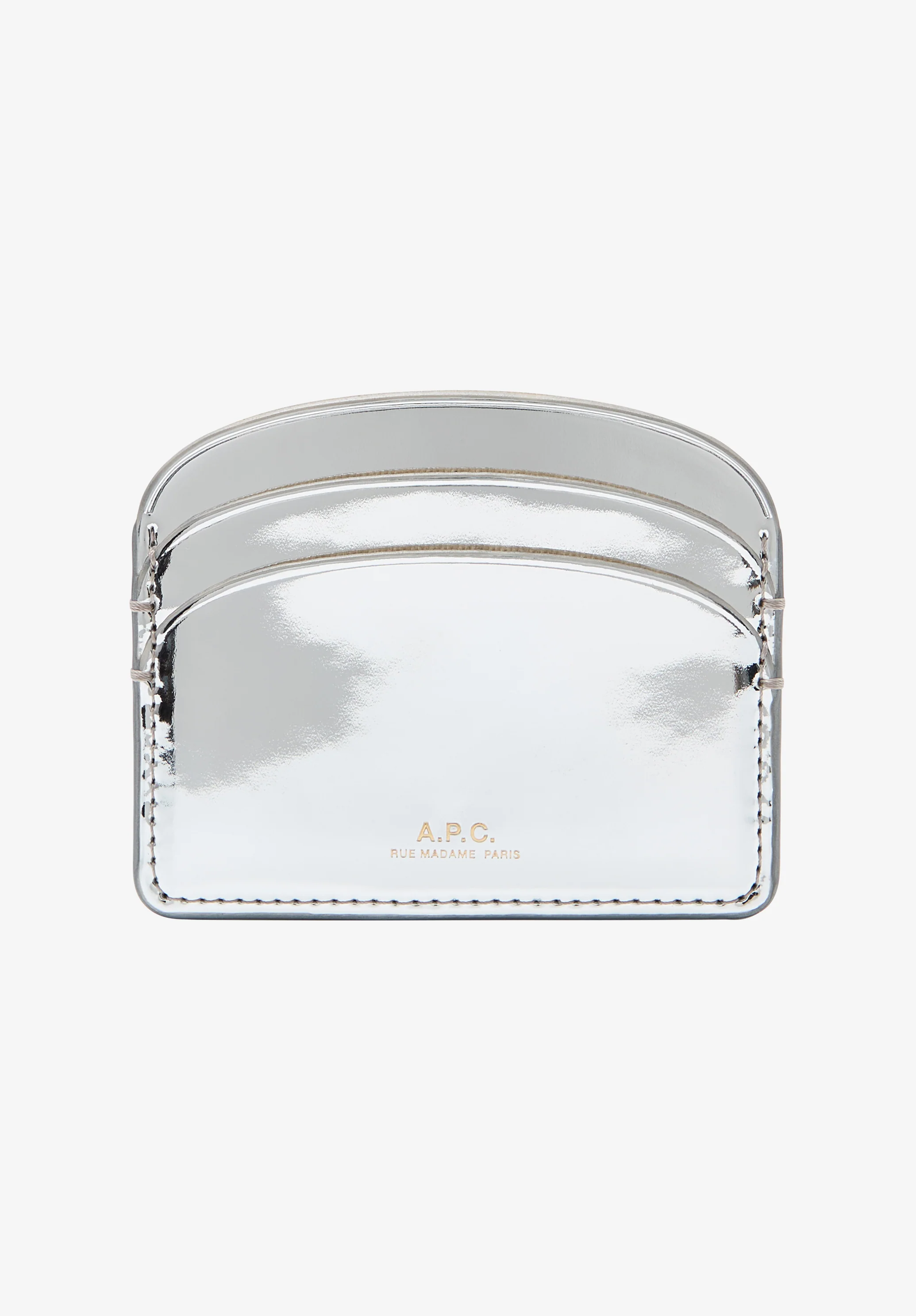 Porte-Cartes Demi-Lune - Argent
