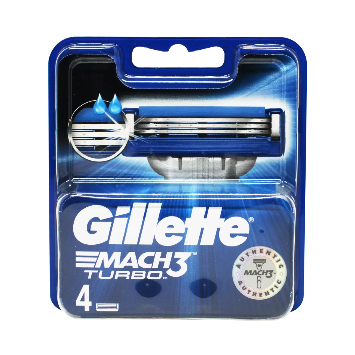 Gillette Mach3 Turbo Barberblade - 4 stk.