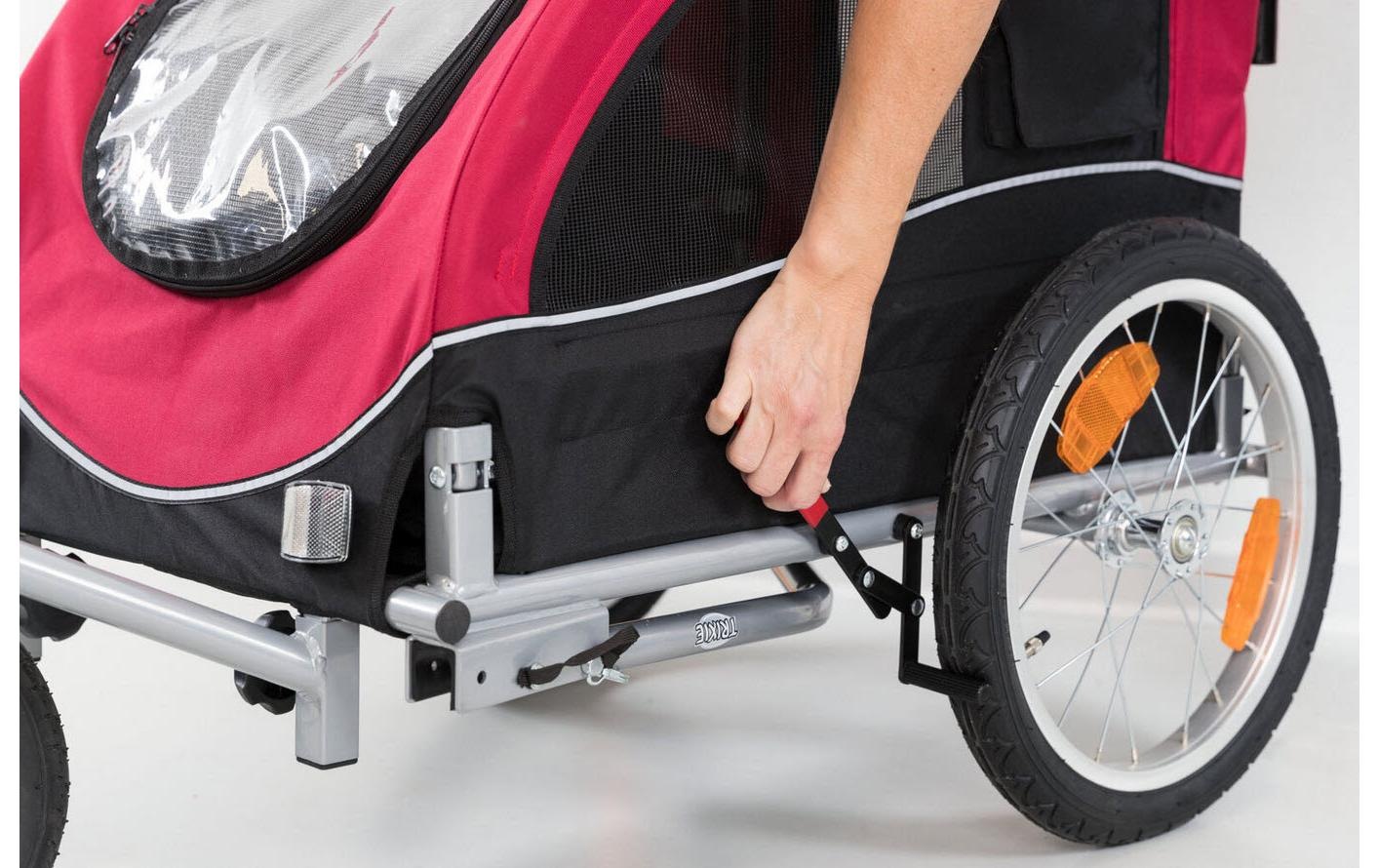 TRIXIE Tiertransportbox »Jogger-Frontrad für Fahrrad-Anhänger«
