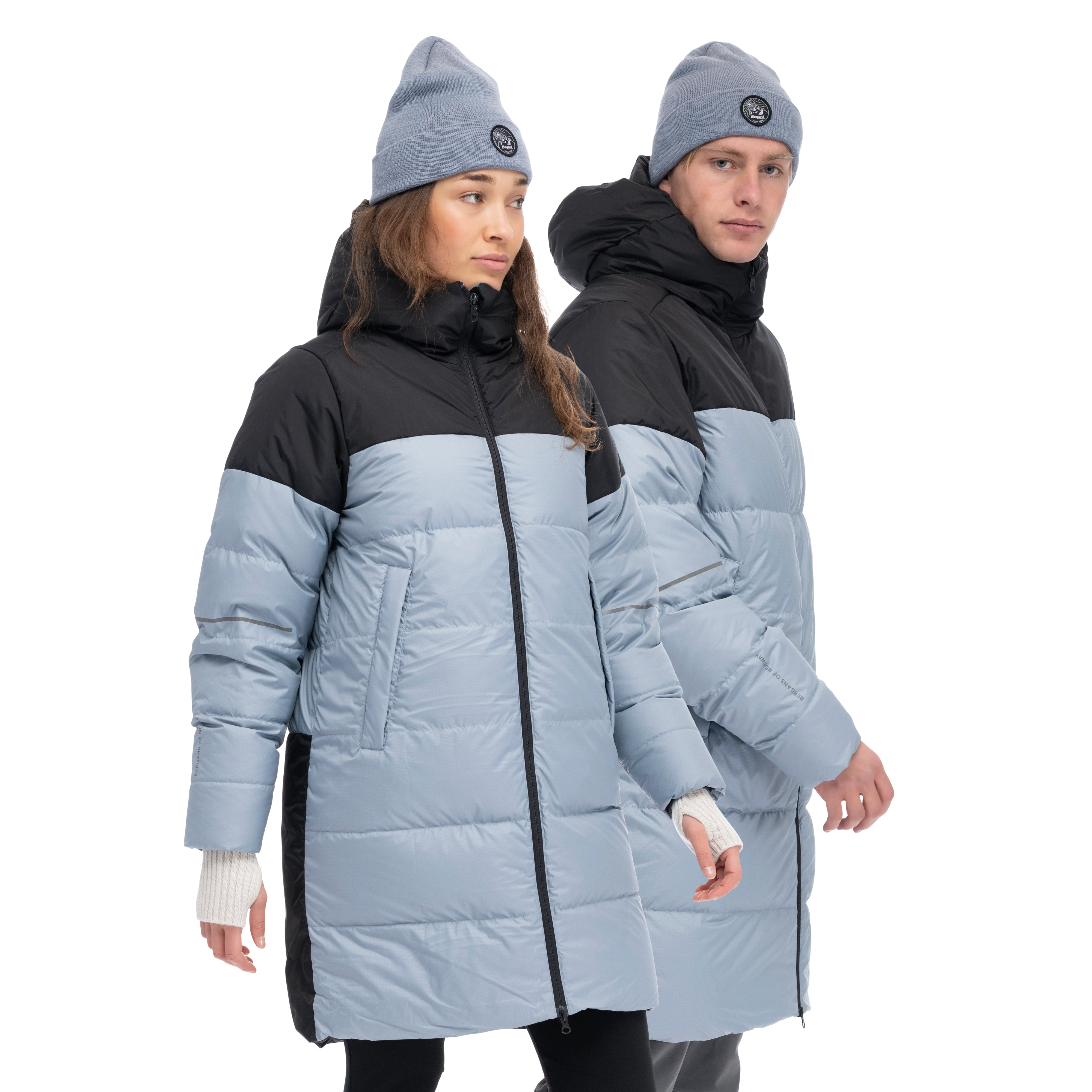Oslo Urban Down Parka Husky Blue / Black