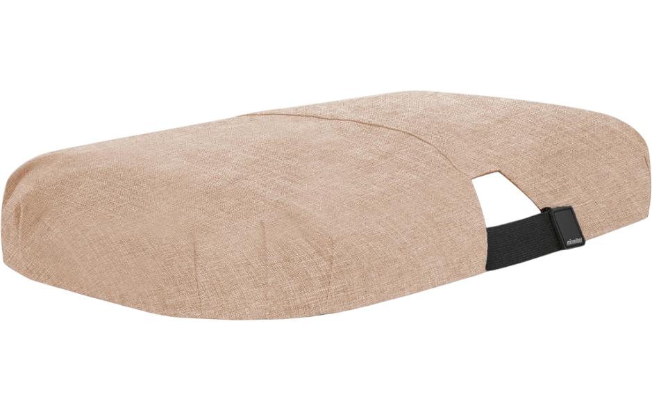 Abdeckung Carrybag Cover Twist CoffeeAttraktive Einkaufskorbabdeckung für optimalen Sicht- und Wetterschutz
